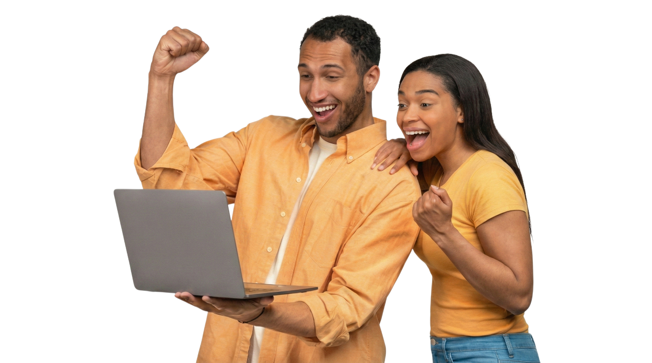 Emprendedores celebrando